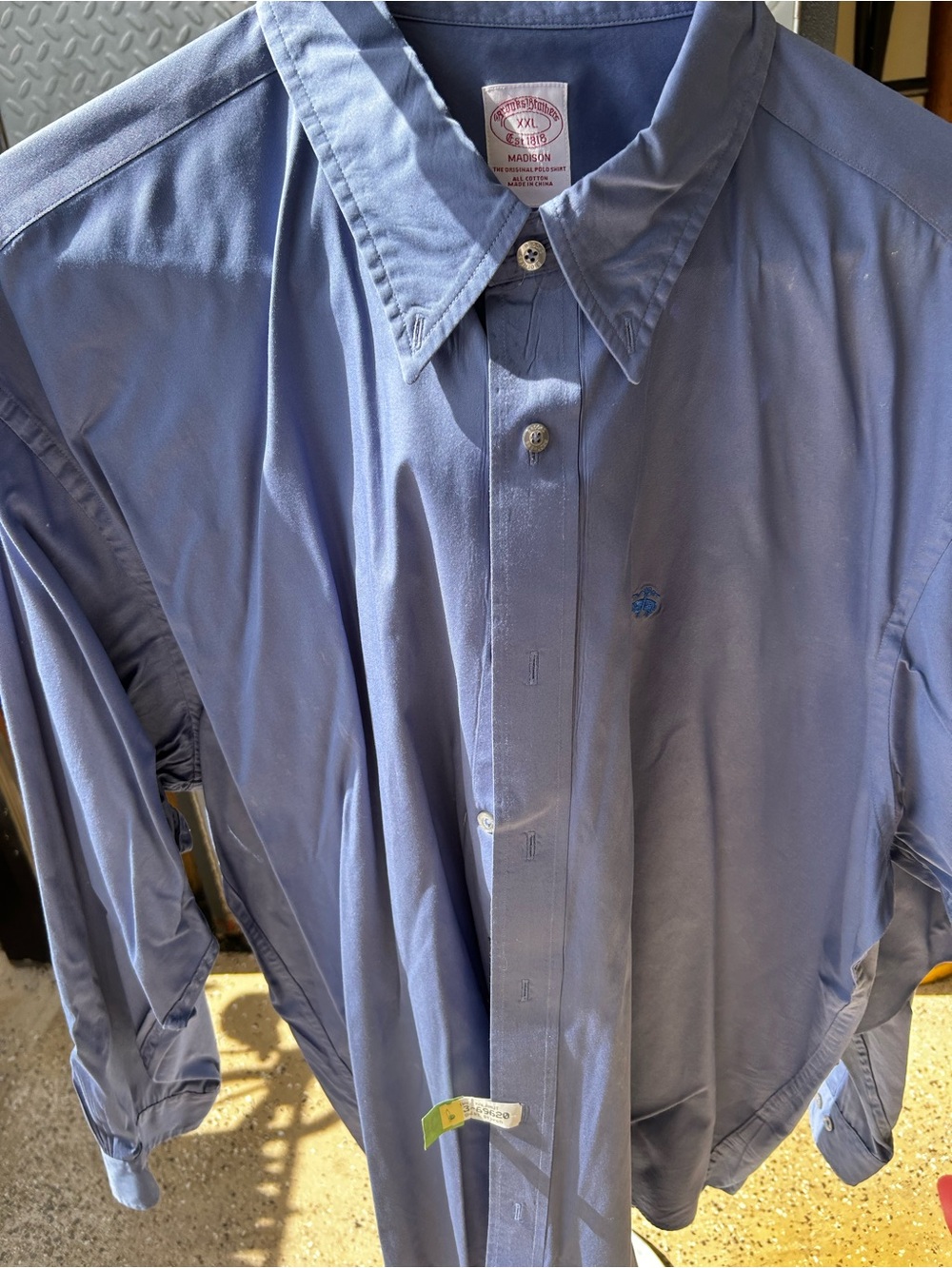 Brooks Brothers Blue Button-Down Dress Shirt